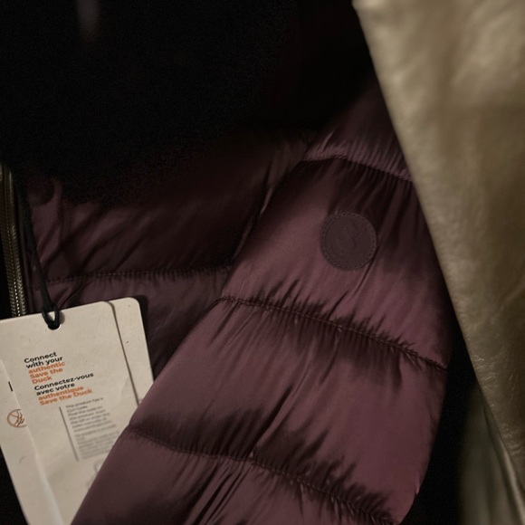 SAVE THE DUCK Burgundy Puffer Jacket - Picture 7 of 7